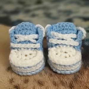 Homemade baby booty sneakers